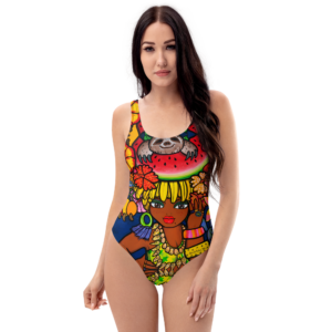 Vestido de baño de una pieza - Bruja Tropical