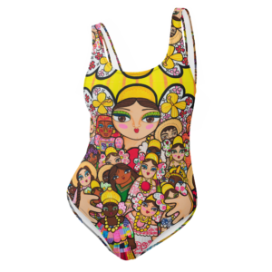 Vestido de baño - Mami con Muñecos