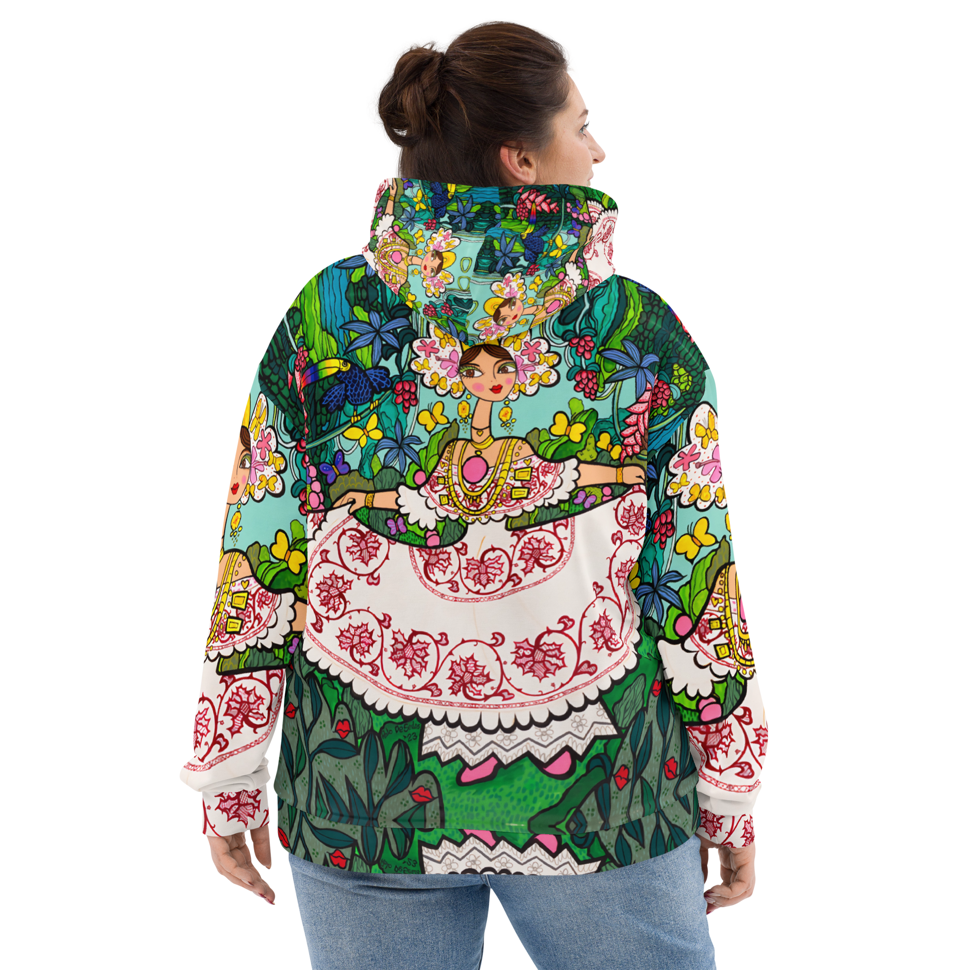 Hoodie Unisex - Mami Bailando en la Selva - Image 4