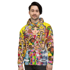 Hoodie Unisex - Mami con Muñecos