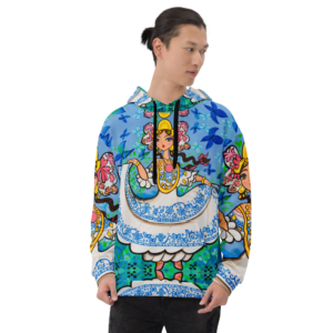 Hoodie Unisex - Mami Morfo Azul