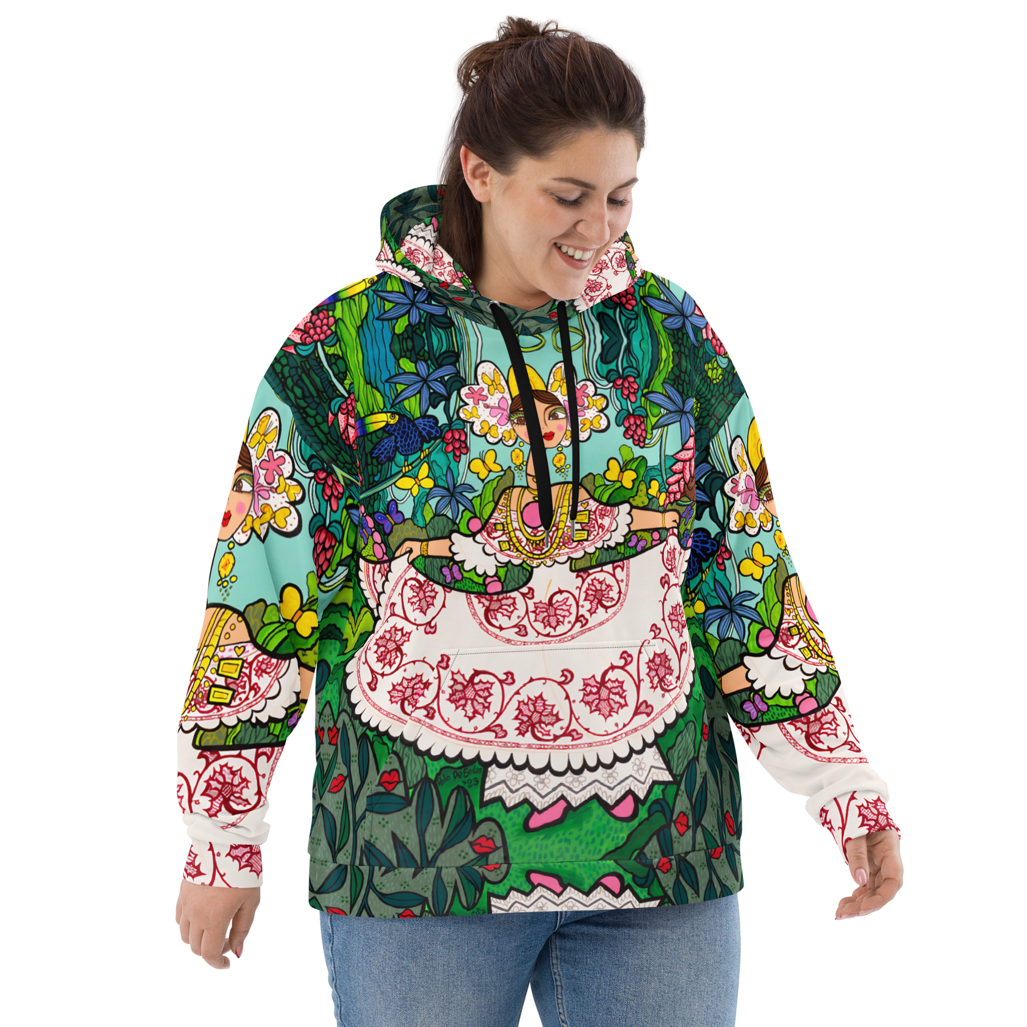 Hoodie Unisex - Mami Bailando en la Selva - Image 3