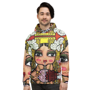 Hoodie Unisex - Mami Niña Comiendo Raspa'o