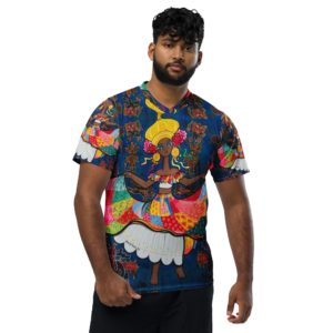 Camiseta deportiva unisex - Mami Conga con sus Diablicos