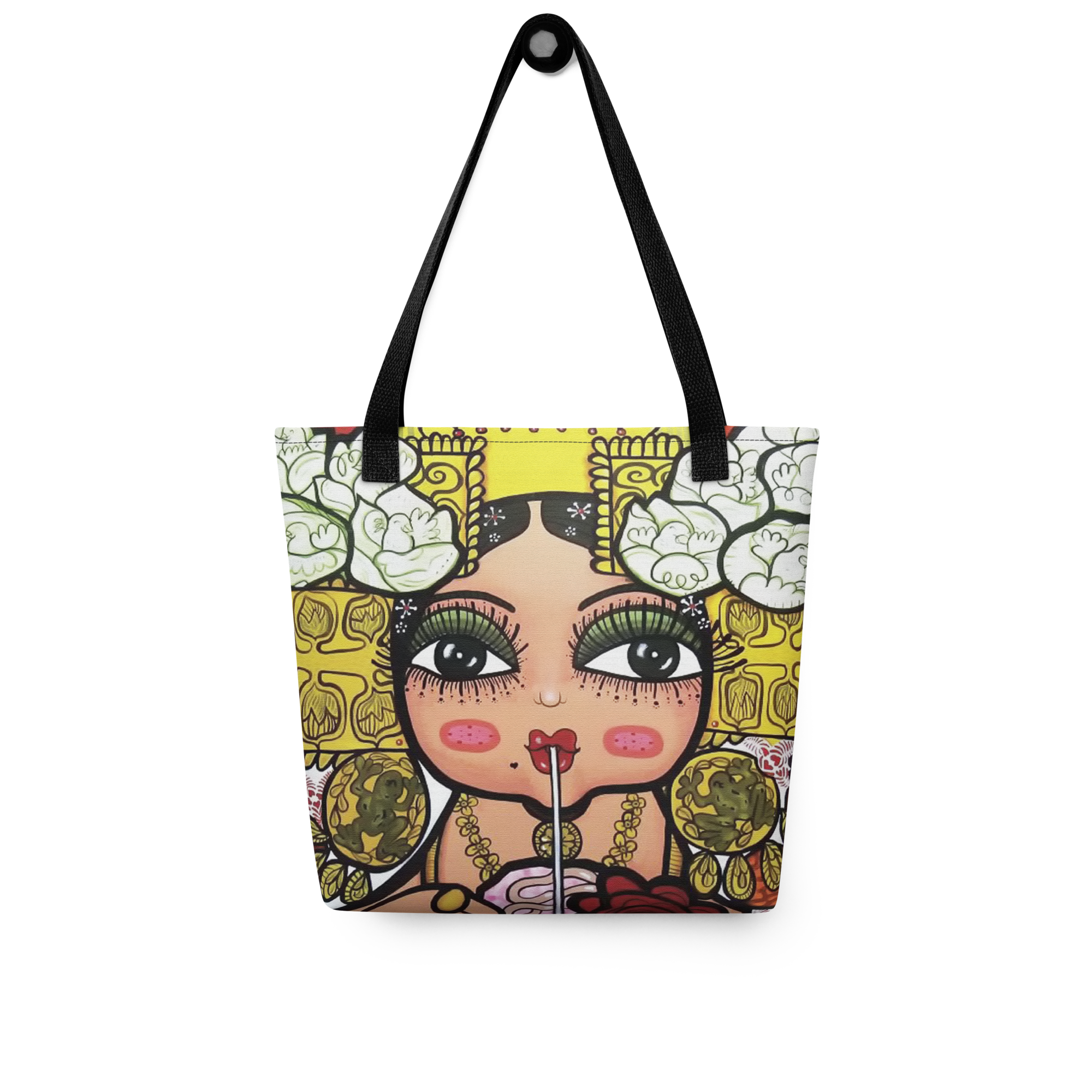 Bolso de mano - Mami Niña Comiendo Raspa'o - Image 2