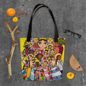 Bolso de mano - Mami con Muñecos