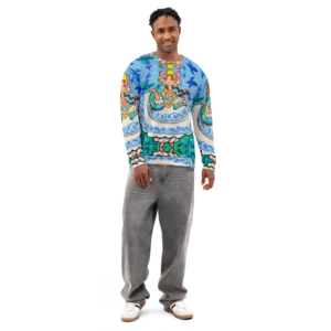 Sudadera de algodón unisex - Mami Morfo Azul