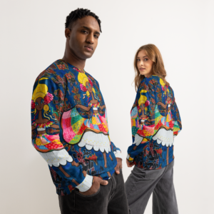 Sudadera de algodón unisex - Mami Conga con sus Diablicos