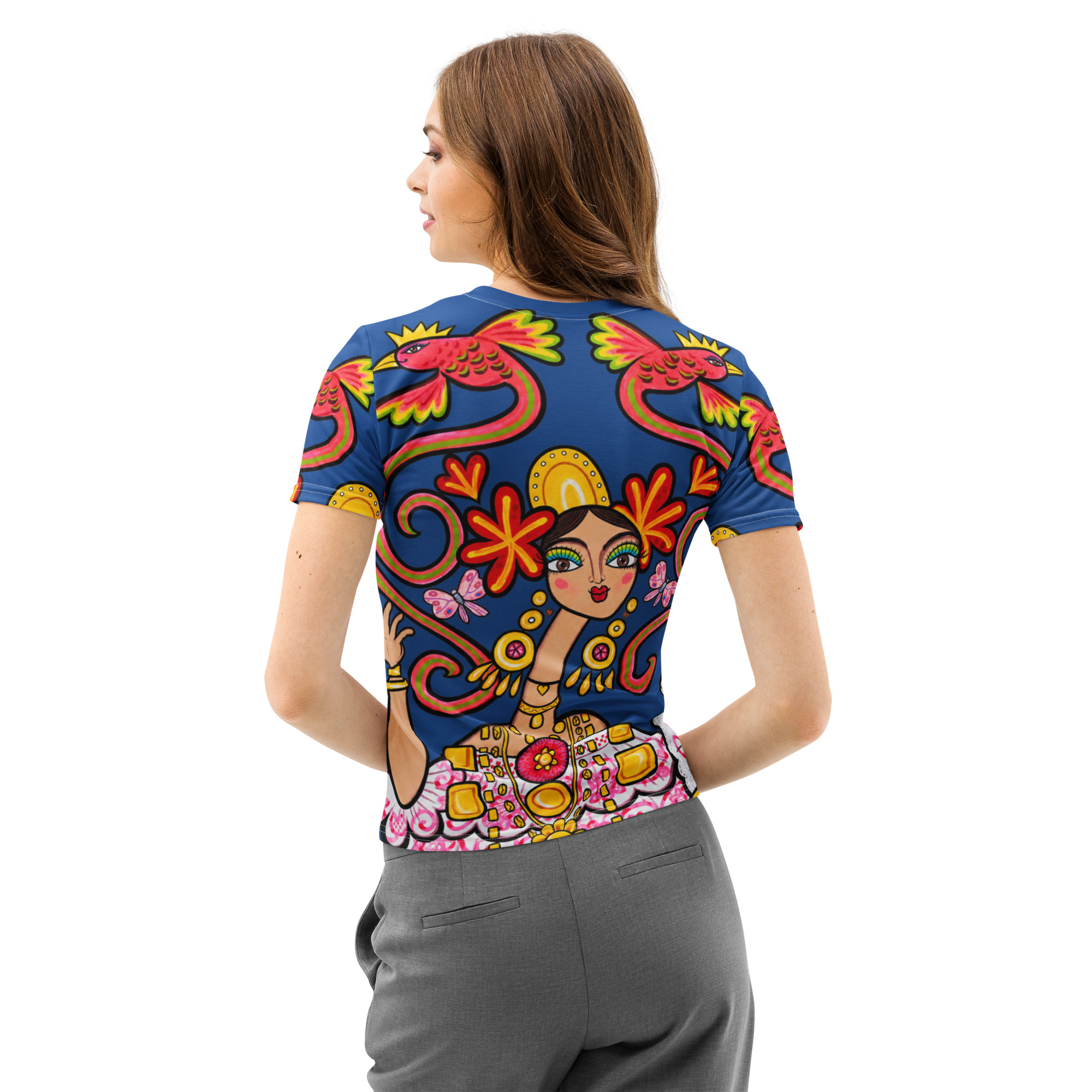 Women’s cotton crew neck t-shirt - Image 4