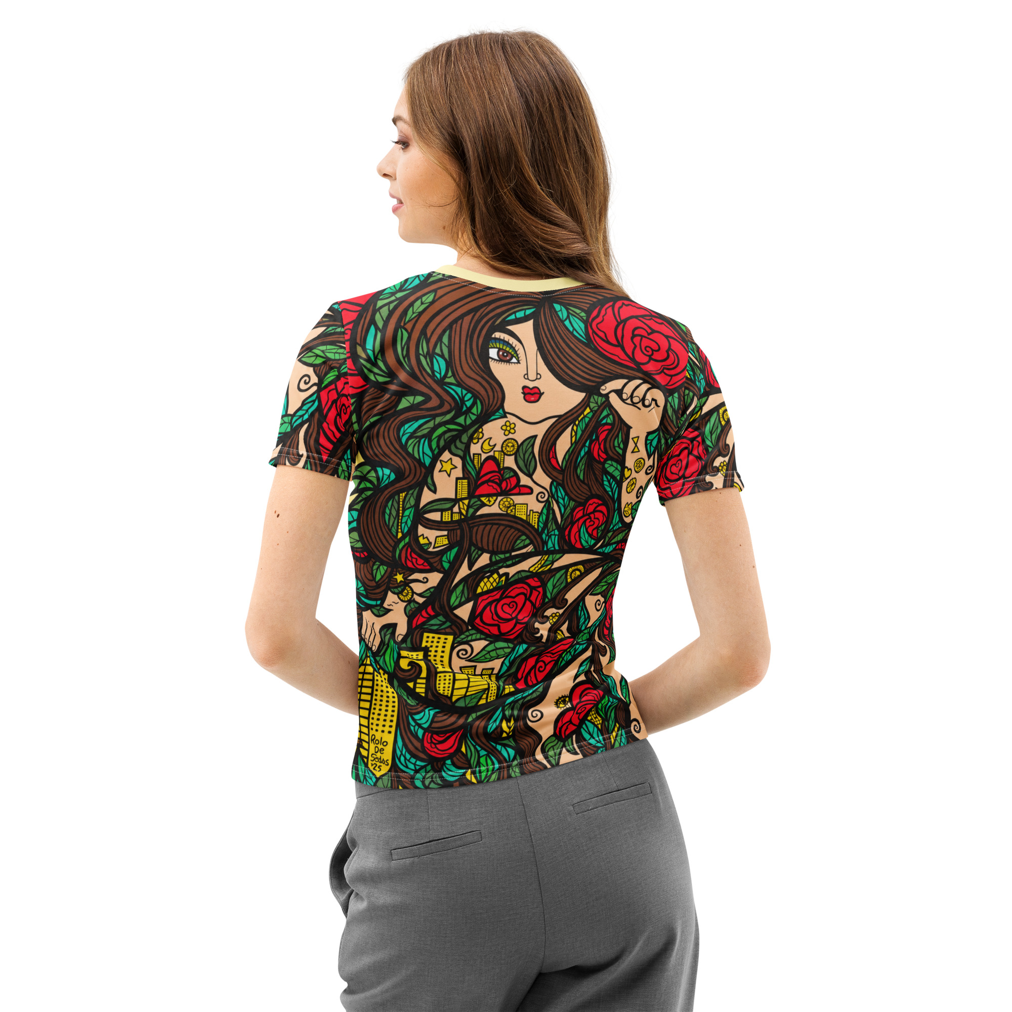 Women’s cotton crew neck t-shirt - Image 10