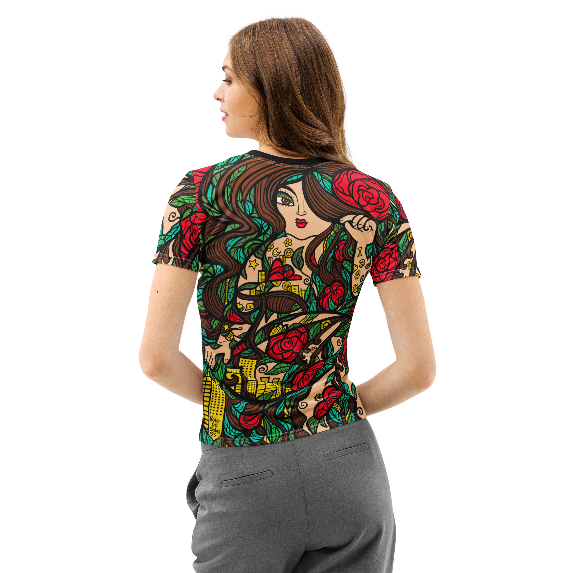 Women’s cotton crew neck t-shirt - Image 14