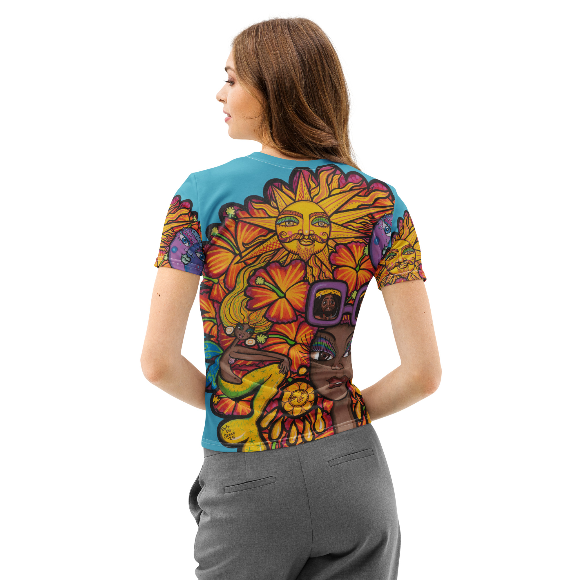 Women’s cotton crew neck t-shirt