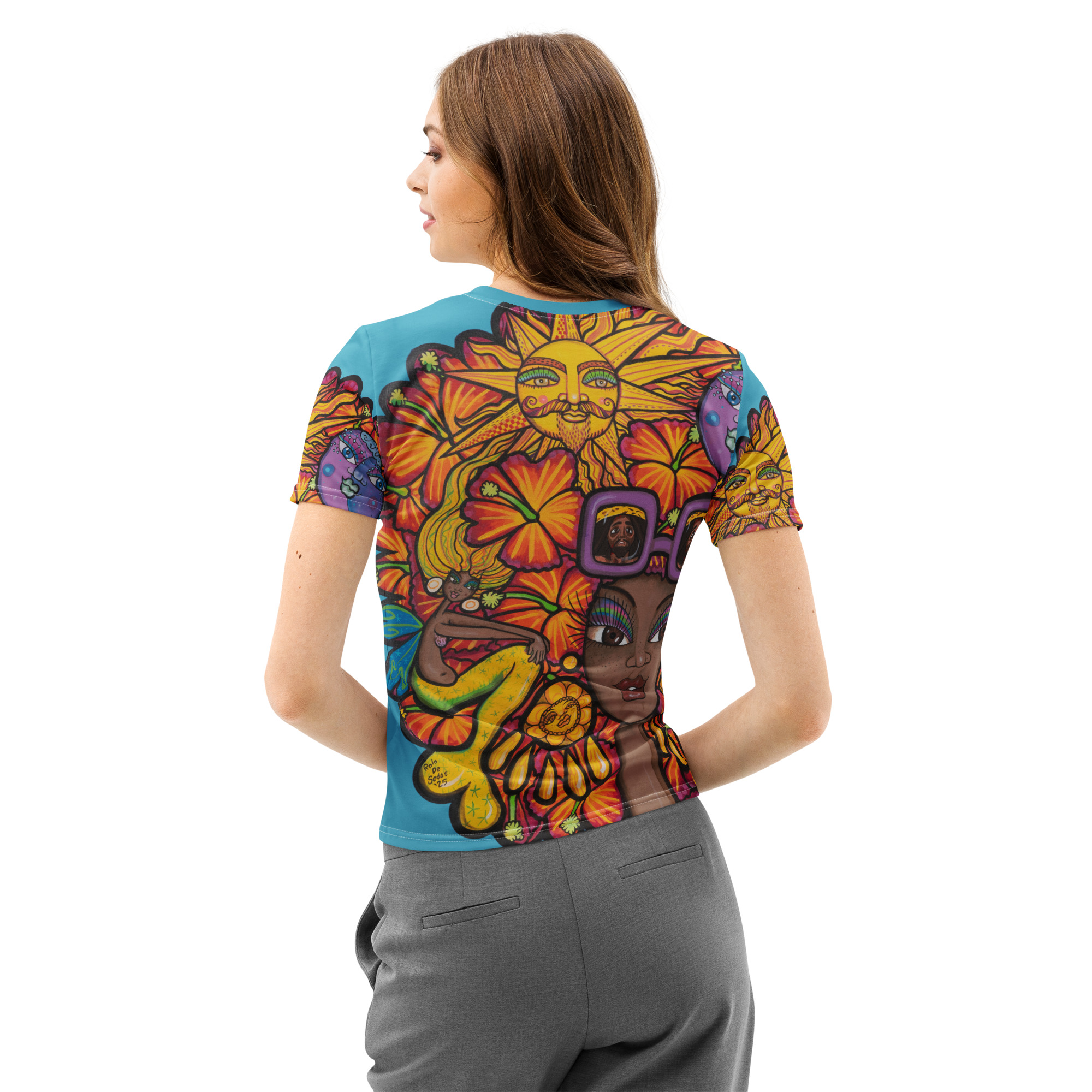 Women’s cotton crew neck t-shirt - Image 5