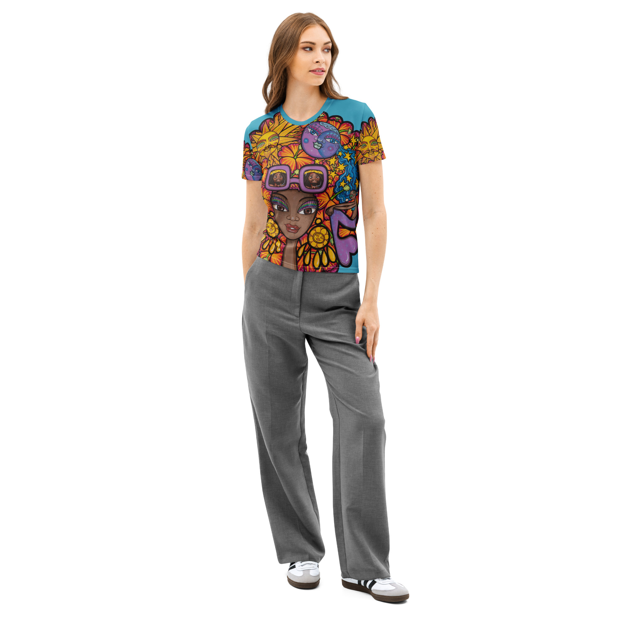 Women’s cotton crew neck t-shirt - Image 4