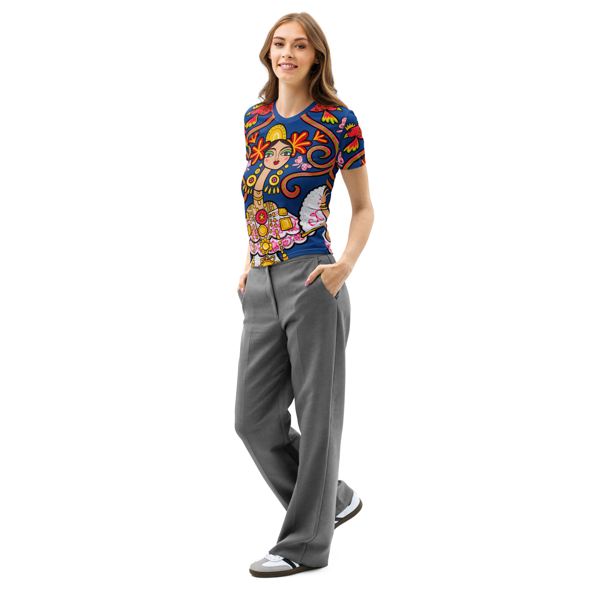 Women’s cotton crew neck t-shirt - Image 5