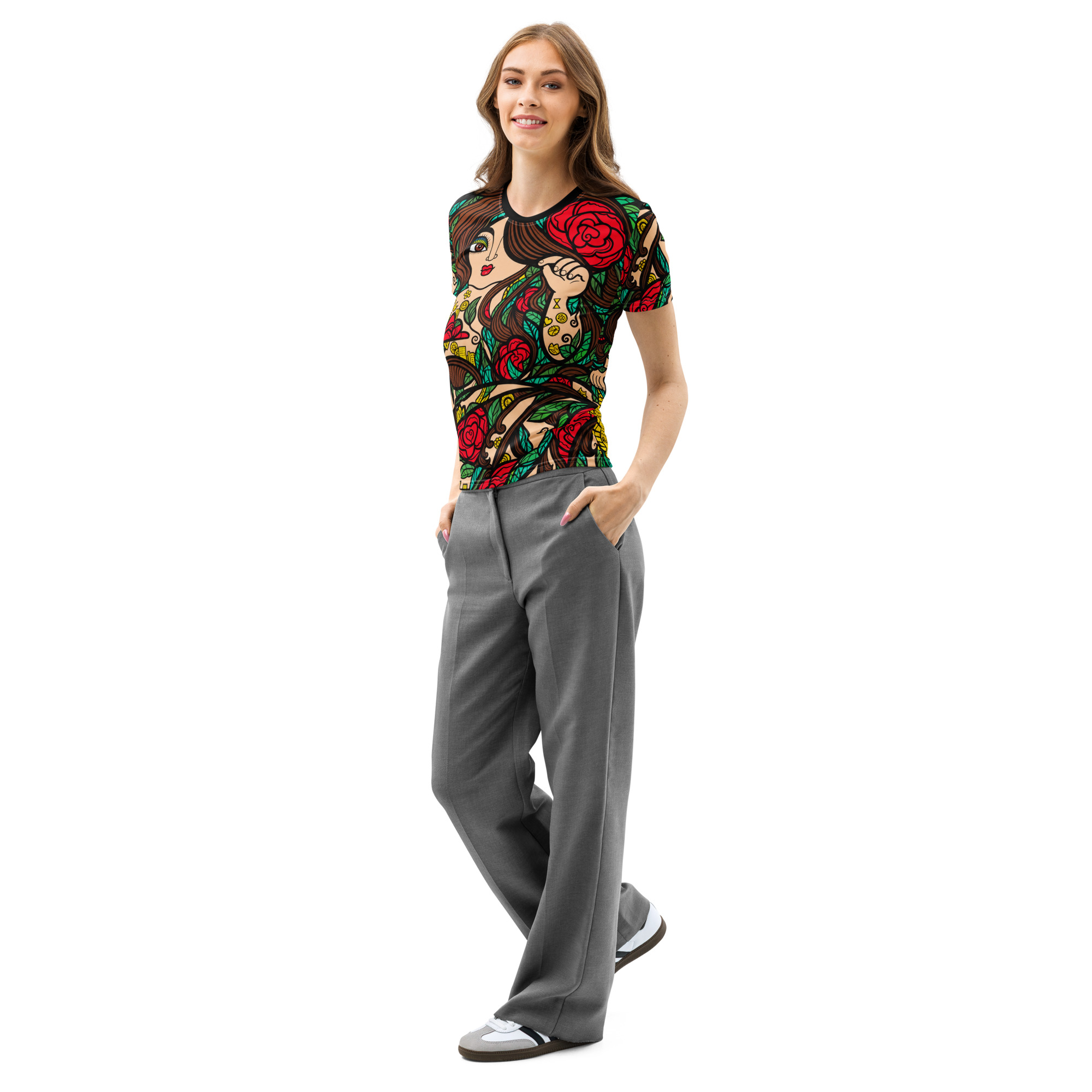 Women’s cotton crew neck t-shirt - Image 15