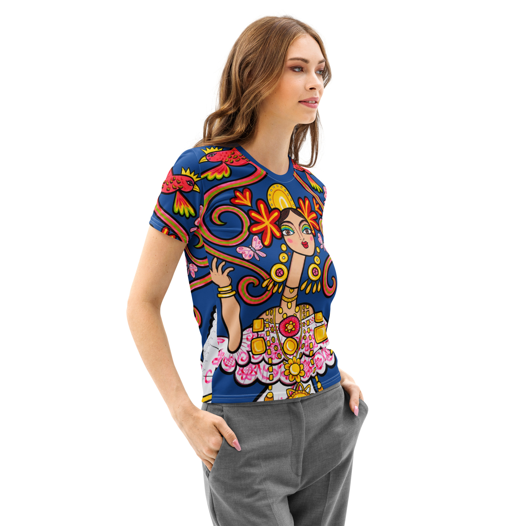 Women’s cotton crew neck t-shirt - Image 6