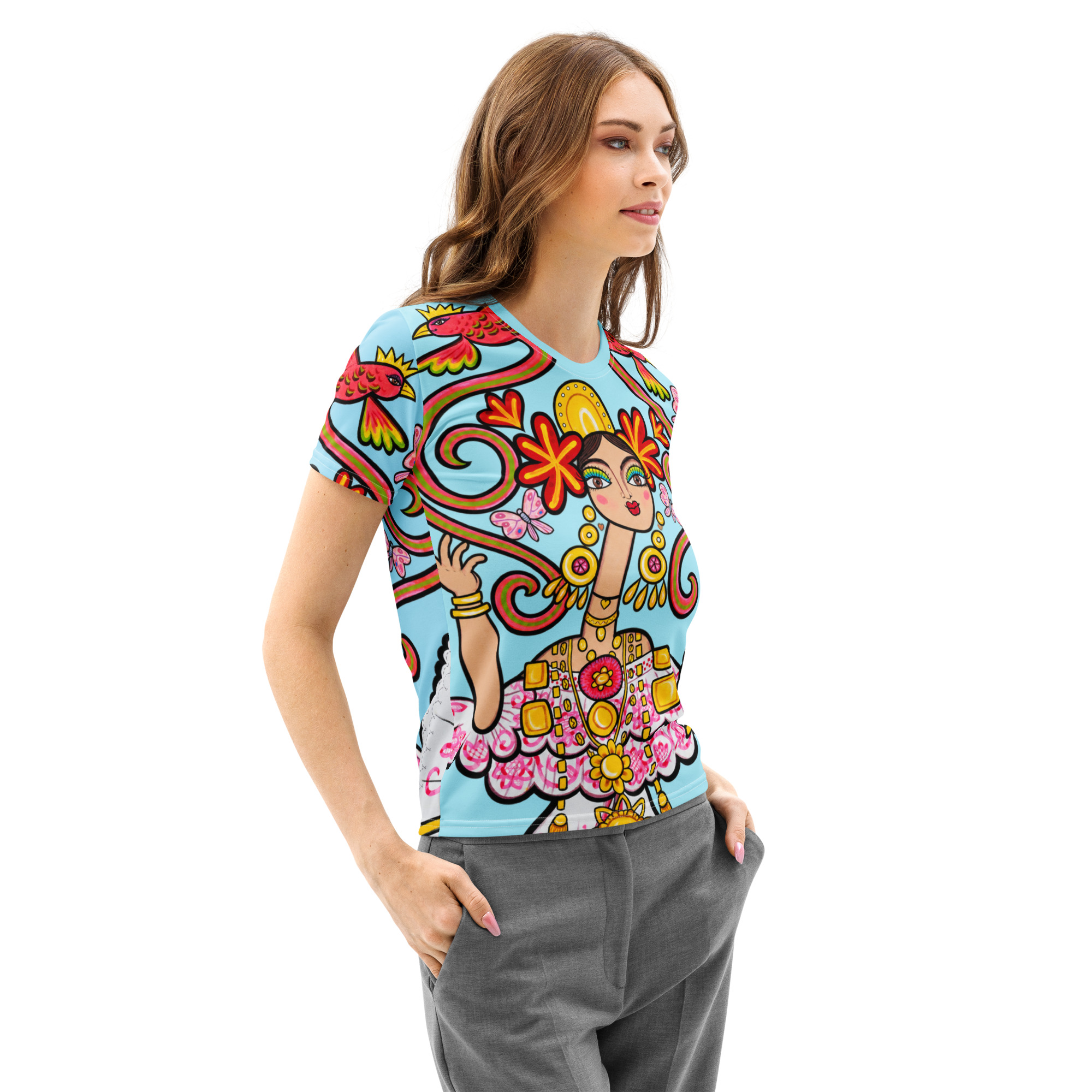 Women’s cotton crew neck t-shirt - Image 9