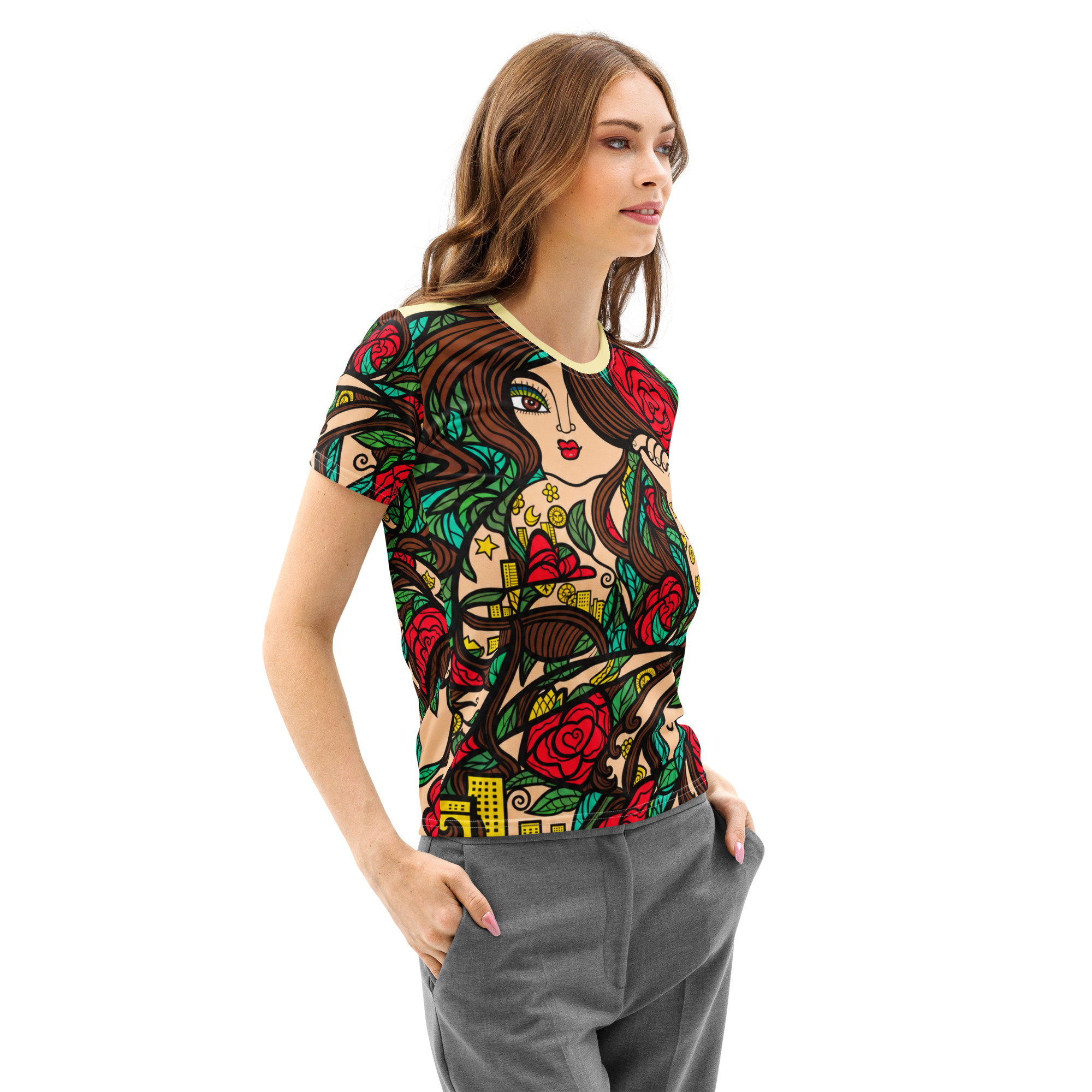 Women’s cotton crew neck t-shirt - Image 12