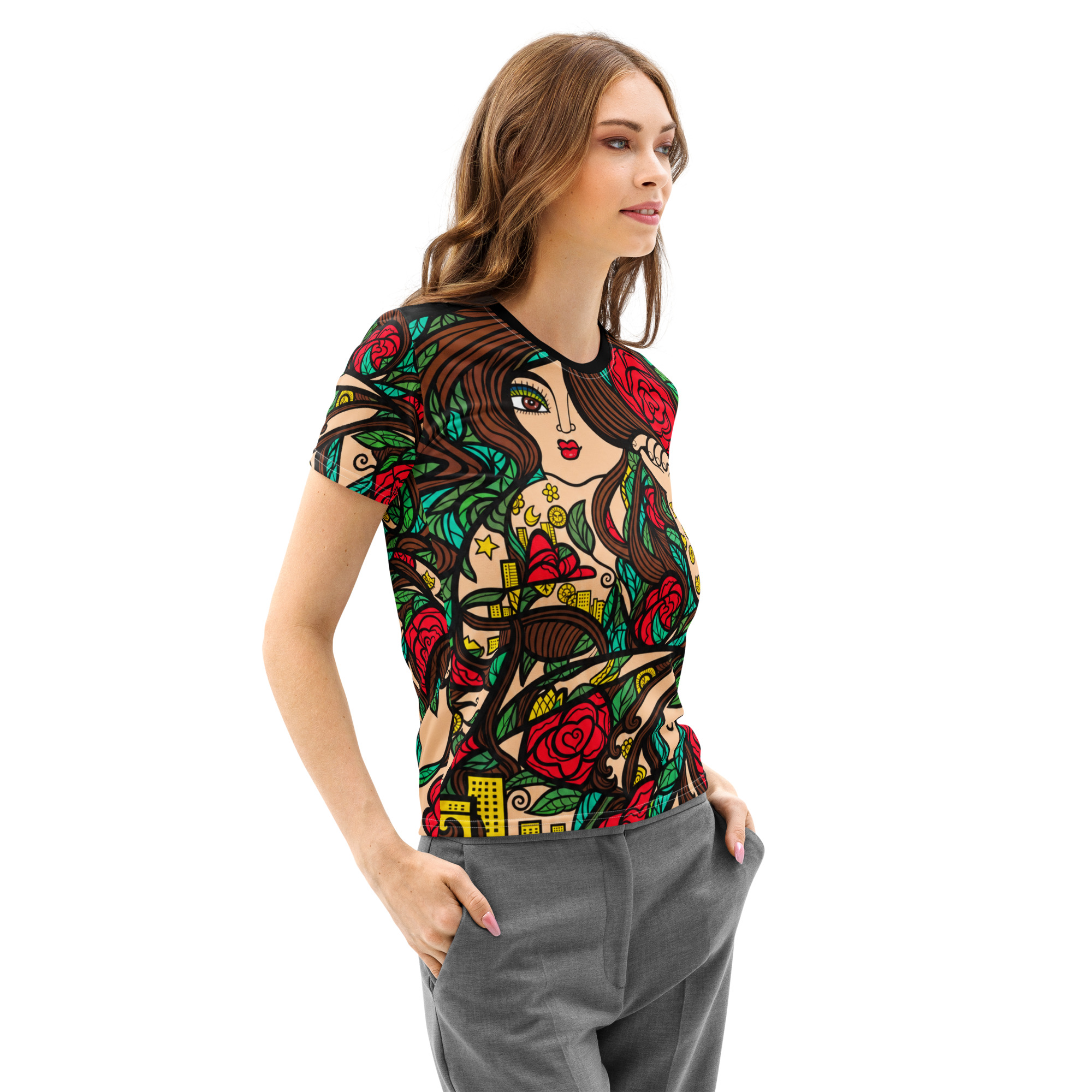 Women’s cotton crew neck t-shirt - Image 16